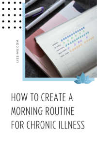 Morning routine with MS