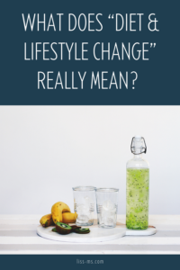 What is diet and lifestyle